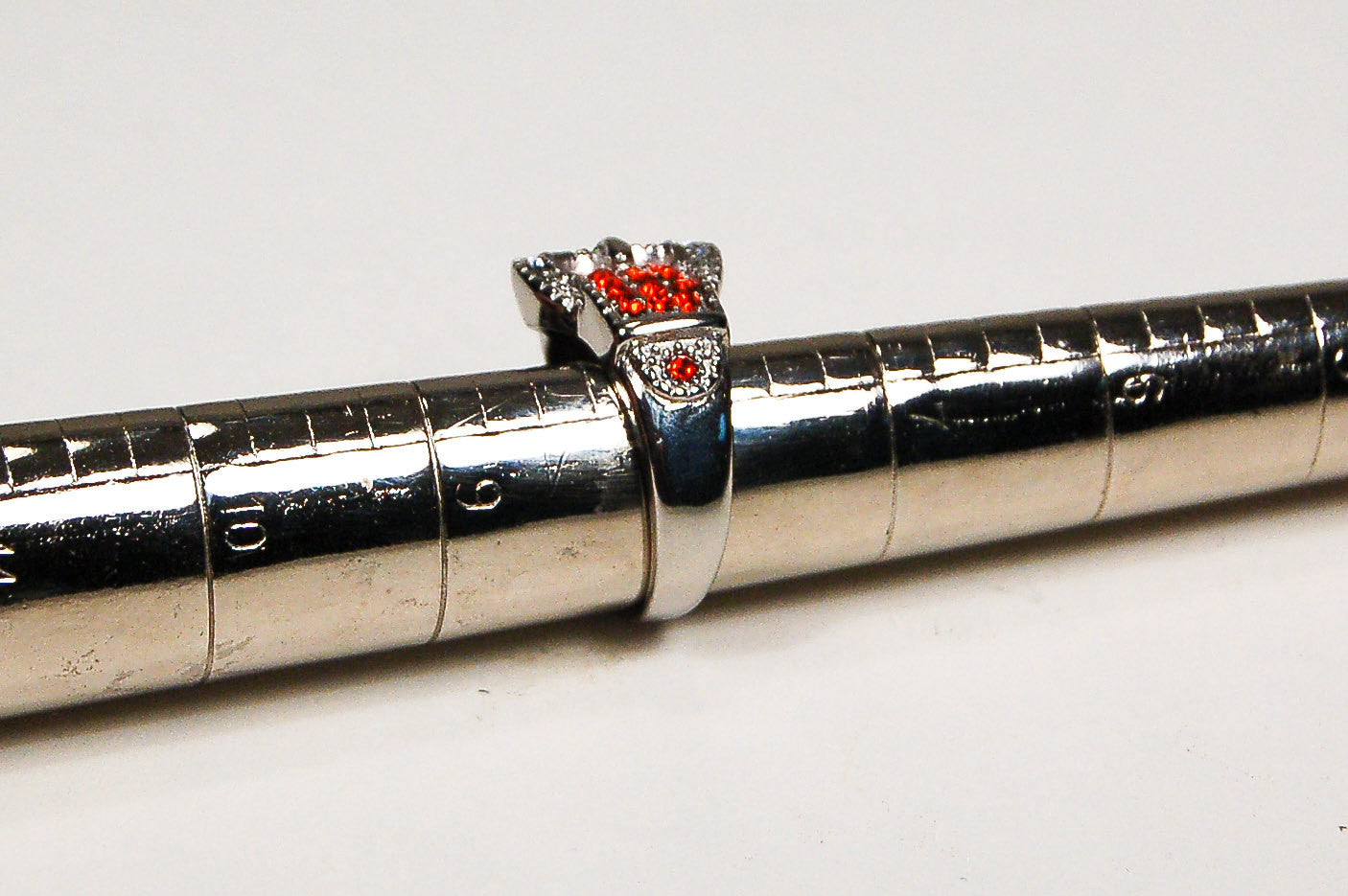 Red Rhinestone Buckle Ring by Unsigned Beauty - Vintage Meet Modern Vintage Jewelry - Chicago, Illinois - #oldhollywoodglamour #vintagemeetmodern #designervintage #jewelrybox #antiquejewelry #vintagejewelry