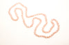 Rose Quartz Beaded Necklace, Polished, Hand Knotted, Strung on Silk, Infinity Strand by Unsigned Beauty - Vintage Meet Modern Vintage Jewelry - Chicago, Illinois - #oldhollywoodglamour #vintagemeetmodern #designervintage #jewelrybox #antiquejewelry #vintagejewelry