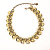 Yellow Wave Link Thermoset Necklace by Unsigned Beauty - Vintage Meet Modern Vintage Jewelry - Chicago, Illinois - #oldhollywoodglamour #vintagemeetmodern #designervintage #jewelrybox #antiquejewelry #vintagejewelry