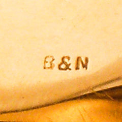 Bugbee and Niles Gold Expansion Bracelet with Red Rhinestones by Bugbee and Niles - Vintage Meet Modern Vintage Jewelry - Chicago, Illinois - #oldhollywoodglamour #vintagemeetmodern #designervintage #jewelrybox #antiquejewelry #vintagejewelry