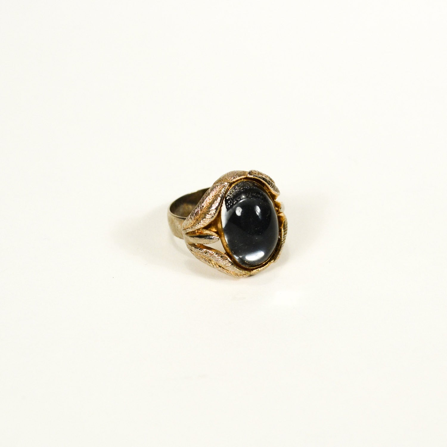 Pale Grey Blue Moonstone Ring by Unsigned Beauty - Vintage Meet Modern Vintage Jewelry - Chicago, Illinois - #oldhollywoodglamour #vintagemeetmodern #designervintage #jewelrybox #antiquejewelry #vintagejewelry