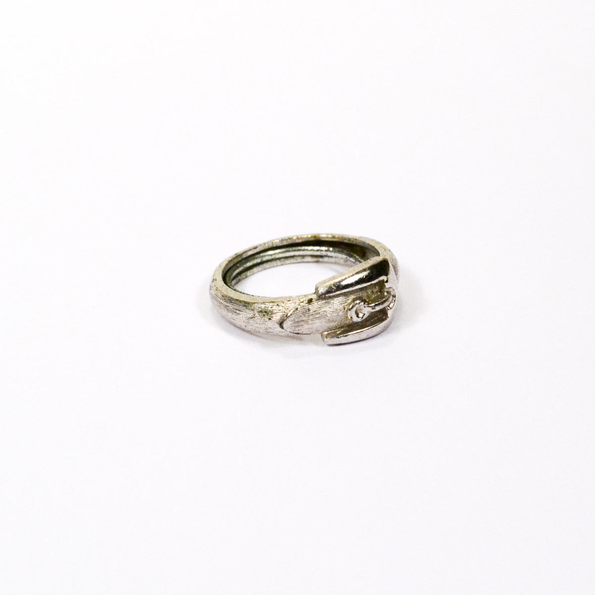 Silver Buckle Ring by Avon