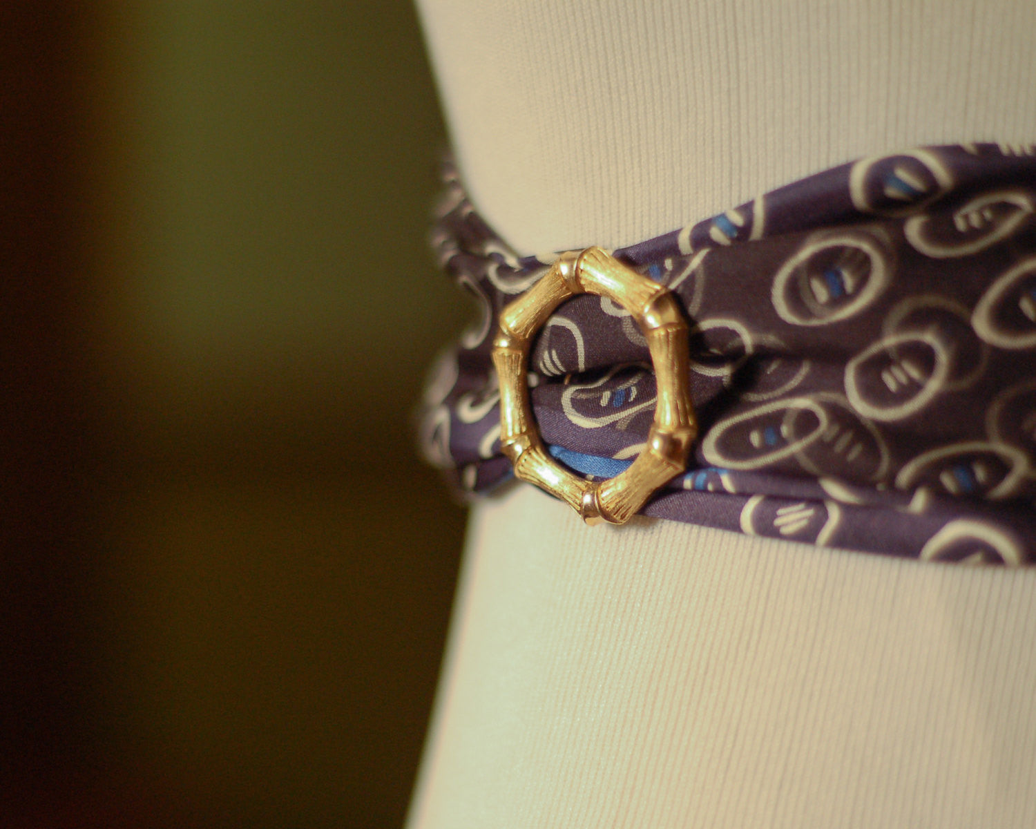 Gold Tone Bamboo Wreath Brooch by Avon by Avon - Vintage Meet Modern Vintage Jewelry - Chicago, Illinois - #oldhollywoodglamour #vintagemeetmodern #designervintage #jewelrybox #antiquejewelry #vintagejewelry