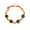 Gold Filled Green Jade Bracelet by Gold Filled - Vintage Meet Modern Vintage Jewelry - Chicago, Illinois - #oldhollywoodglamour #vintagemeetmodern #designervintage #jewelrybox #antiquejewelry #vintagejewelry