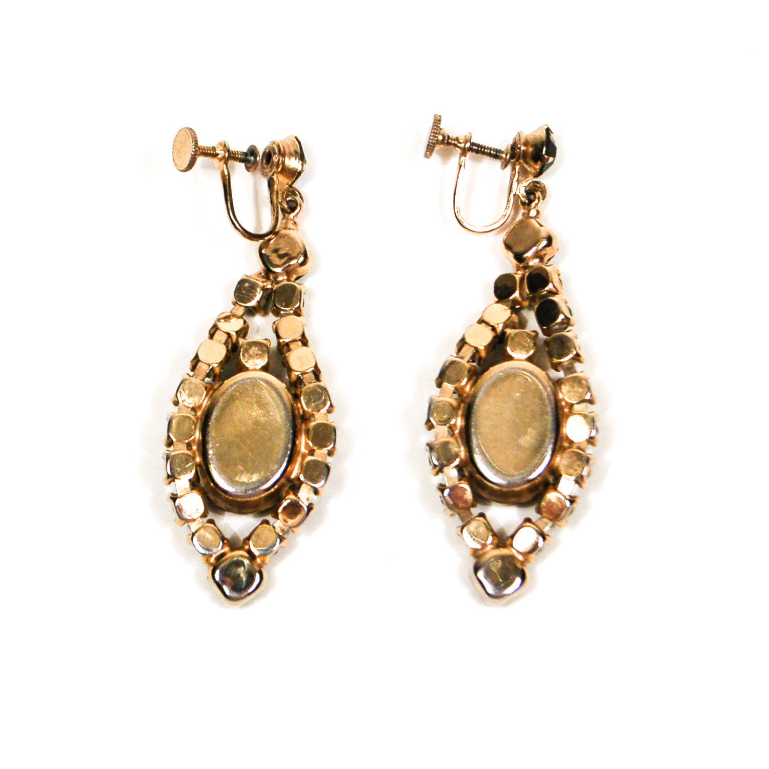 Old Hollywood Glam Green Rhinestone Chandelier Earrings by Unsigned Beauty - Vintage Meet Modern Vintage Jewelry - Chicago, Illinois - #oldhollywoodglamour #vintagemeetmodern #designervintage #jewelrybox #antiquejewelry #vintagejewelry