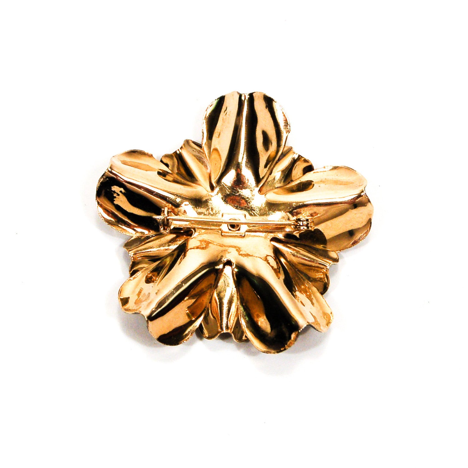 Purple and Green Enamel Flower Brooch by Unsigned Beauty - Vintage Meet Modern Vintage Jewelry - Chicago, Illinois - #oldhollywoodglamour #vintagemeetmodern #designervintage #jewelrybox #antiquejewelry #vintagejewelry