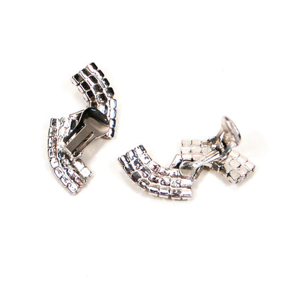 Rhinestone Wave Ear Crawler Earrings by Unsigned Beauty - Vintage Meet Modern Vintage Jewelry - Chicago, Illinois - #oldhollywoodglamour #vintagemeetmodern #designervintage #jewelrybox #antiquejewelry #vintagejewelry