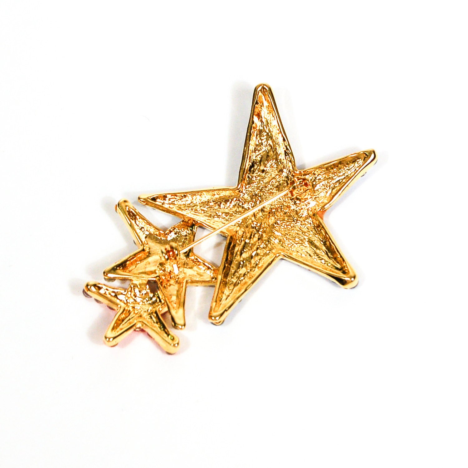 Red, White, Blue Rhinestone Star Brooch by Unsigned Beauty - Vintage Meet Modern Vintage Jewelry - Chicago, Illinois - #oldhollywoodglamour #vintagemeetmodern #designervintage #jewelrybox #antiquejewelry #vintagejewelry