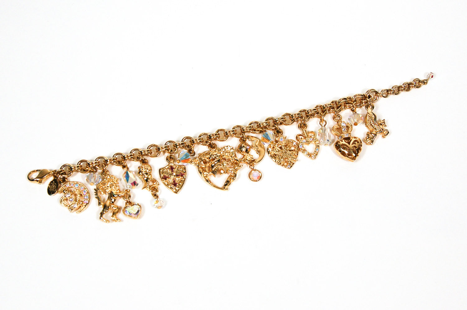 Kirks Folly Whimsical Charm Bracelet by Kirks Folly - Vintage Meet Modern Vintage Jewelry - Chicago, Illinois - #oldhollywoodglamour #vintagemeetmodern #designervintage #jewelrybox #antiquejewelry #vintagejewelry