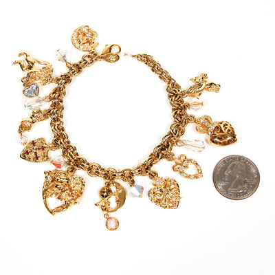Kirks Folly Whimsical Charm Bracelet by Kirks Folly - Vintage Meet Modern Vintage Jewelry - Chicago, Illinois - #oldhollywoodglamour #vintagemeetmodern #designervintage #jewelrybox #antiquejewelry #vintagejewelry