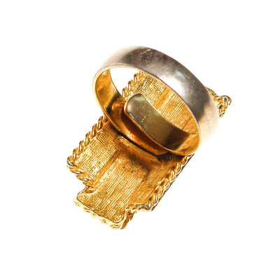 Uncas Colorful Rhinestone Statement Ring by Uncas - Vintage Meet Modern Vintage Jewelry - Chicago, Illinois - #oldhollywoodglamour #vintagemeetmodern #designervintage #jewelrybox #antiquejewelry #vintagejewelry
