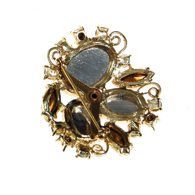 Yellow, White, Opaline Rhinestone Brooch by Unsigned Beauty - Vintage Meet Modern Vintage Jewelry - Chicago, Illinois - #oldhollywoodglamour #vintagemeetmodern #designervintage #jewelrybox #antiquejewelry #vintagejewelry