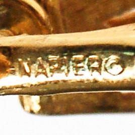 Gold Ribbed Hoop Earrings by Napier by Napier - Vintage Meet Modern Vintage Jewelry - Chicago, Illinois - #oldhollywoodglamour #vintagemeetmodern #designervintage #jewelrybox #antiquejewelry #vintagejewelry