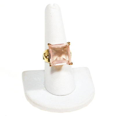 Pink Crystal Statement Ring by Unsigned Beauty - Vintage Meet Modern Vintage Jewelry - Chicago, Illinois - #oldhollywoodglamour #vintagemeetmodern #designervintage #jewelrybox #antiquejewelry #vintagejewelry