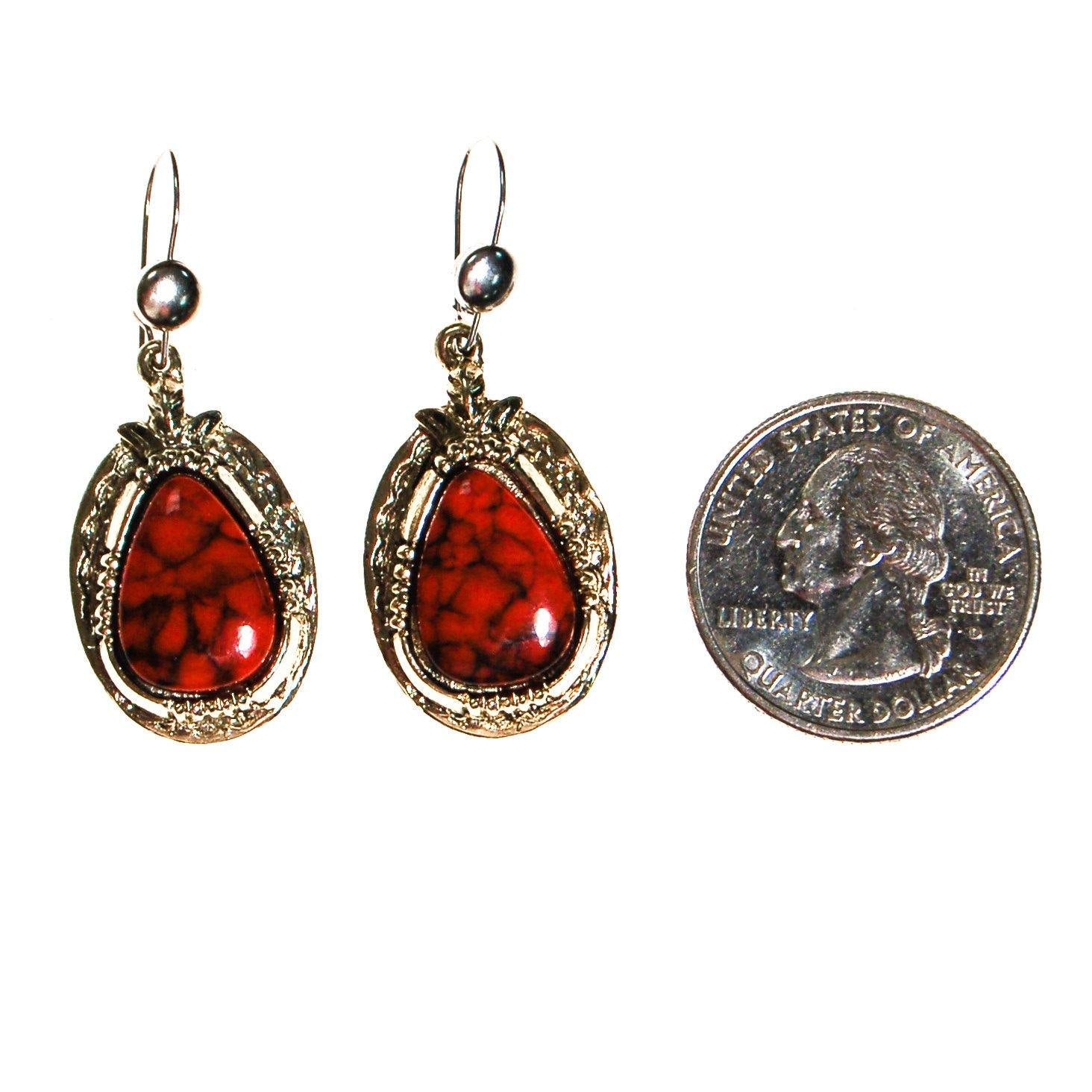 Southwestern Bohemian Chic Red Coral Earrings by ART MODE by ART MODE - Vintage Meet Modern Vintage Jewelry - Chicago, Illinois - #oldhollywoodglamour #vintagemeetmodern #designervintage #jewelrybox #antiquejewelry #vintagejewelry