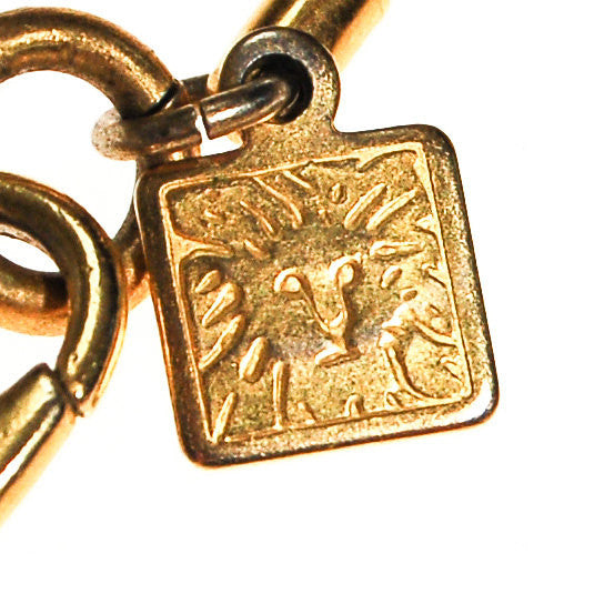 Anne Klein Couture Brushed Gold Long Length Necklace by Anne Klein Couture - Vintage Meet Modern Vintage Jewelry - Chicago, Illinois - #oldhollywoodglamour #vintagemeetmodern #designervintage #jewelrybox #antiquejewelry #vintagejewelry