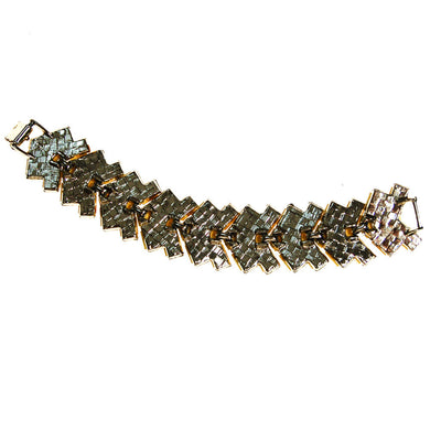 Sunshine Yellow Thermoset Wave Bracelet by Unsigned Beauty - Vintage Meet Modern Vintage Jewelry - Chicago, Illinois - #oldhollywoodglamour #vintagemeetmodern #designervintage #jewelrybox #antiquejewelry #vintagejewelry