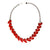 Retro Red Thermoset Necklace by Lisner