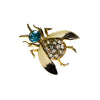 Rhinestone Bumble Bee Brooch by Unsigned Beauty - Vintage Meet Modern Vintage Jewelry - Chicago, Illinois - #oldhollywoodglamour #vintagemeetmodern #designervintage #jewelrybox #antiquejewelry #vintagejewelry