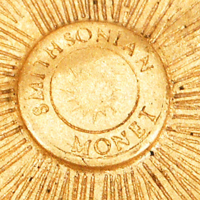 Monet Gold Peacock Brooch, Pin, Smithsonian Museum Replica, Designer Vintage Jewelry, 1980s Era by Monet - Vintage Meet Modern Vintage Jewelry - Chicago, Illinois - #oldhollywoodglamour #vintagemeetmodern #designervintage #jewelrybox #antiquejewelry #vintagejewelry