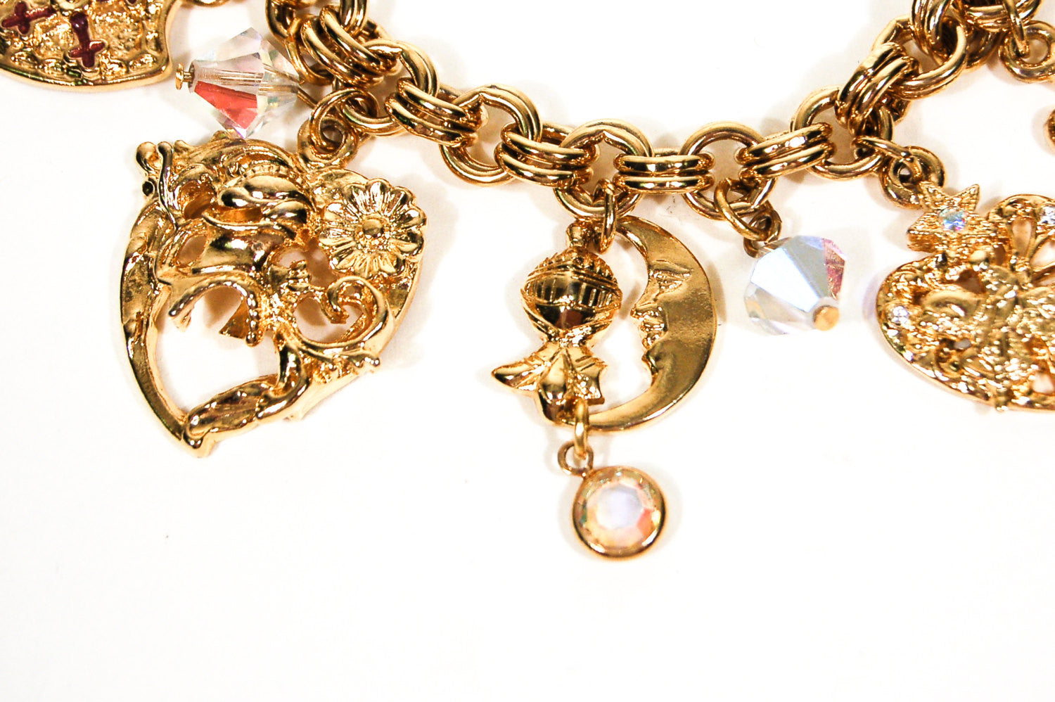 Kirks Folly Whimsical Charm Bracelet by Kirks Folly - Vintage Meet Modern Vintage Jewelry - Chicago, Illinois - #oldhollywoodglamour #vintagemeetmodern #designervintage #jewelrybox #antiquejewelry #vintagejewelry