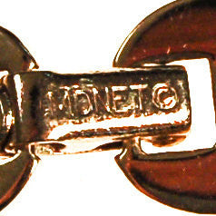 Monet Mad for Mod Bold Gold Statement Necklace by Monet - Vintage Meet Modern Vintage Jewelry - Chicago, Illinois - #oldhollywoodglamour #vintagemeetmodern #designervintage #jewelrybox #antiquejewelry #vintagejewelry