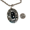 Whiting and Davis Hematite Pendant Statement Necklace by Whiting and Davis - Vintage Meet Modern Vintage Jewelry - Chicago, Illinois - #oldhollywoodglamour #vintagemeetmodern #designervintage #jewelrybox #antiquejewelry #vintagejewelry