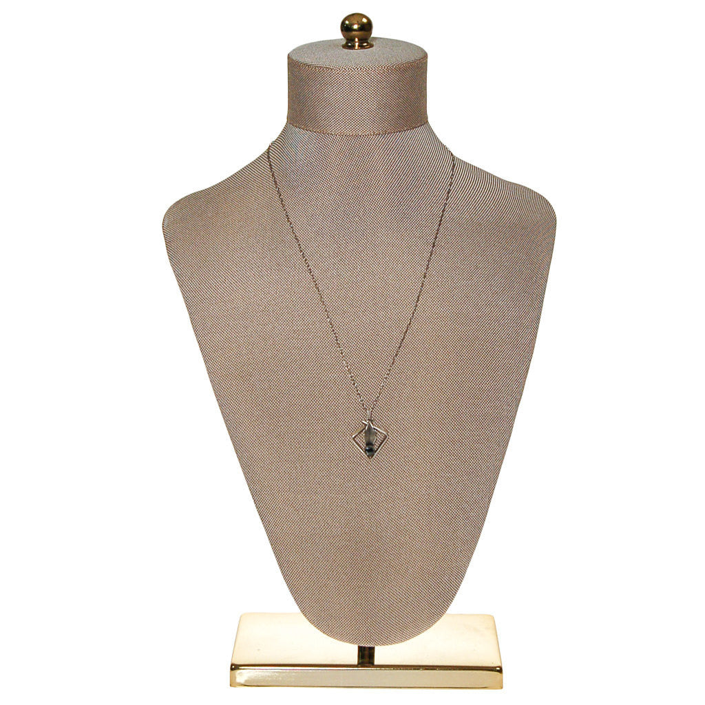 Minimalist and Mod Hematite and Feather Pendant Necklace by Unsigned Beauty - Vintage Meet Modern Vintage Jewelry - Chicago, Illinois - #oldhollywoodglamour #vintagemeetmodern #designervintage #jewelrybox #antiquejewelry #vintagejewelry