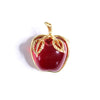 Vintage Juicy Red Apple Lucite Brooch by Unsigned Beauty - Vintage Meet Modern Vintage Jewelry - Chicago, Illinois - #oldhollywoodglamour #vintagemeetmodern #designervintage #jewelrybox #antiquejewelry #vintagejewelry