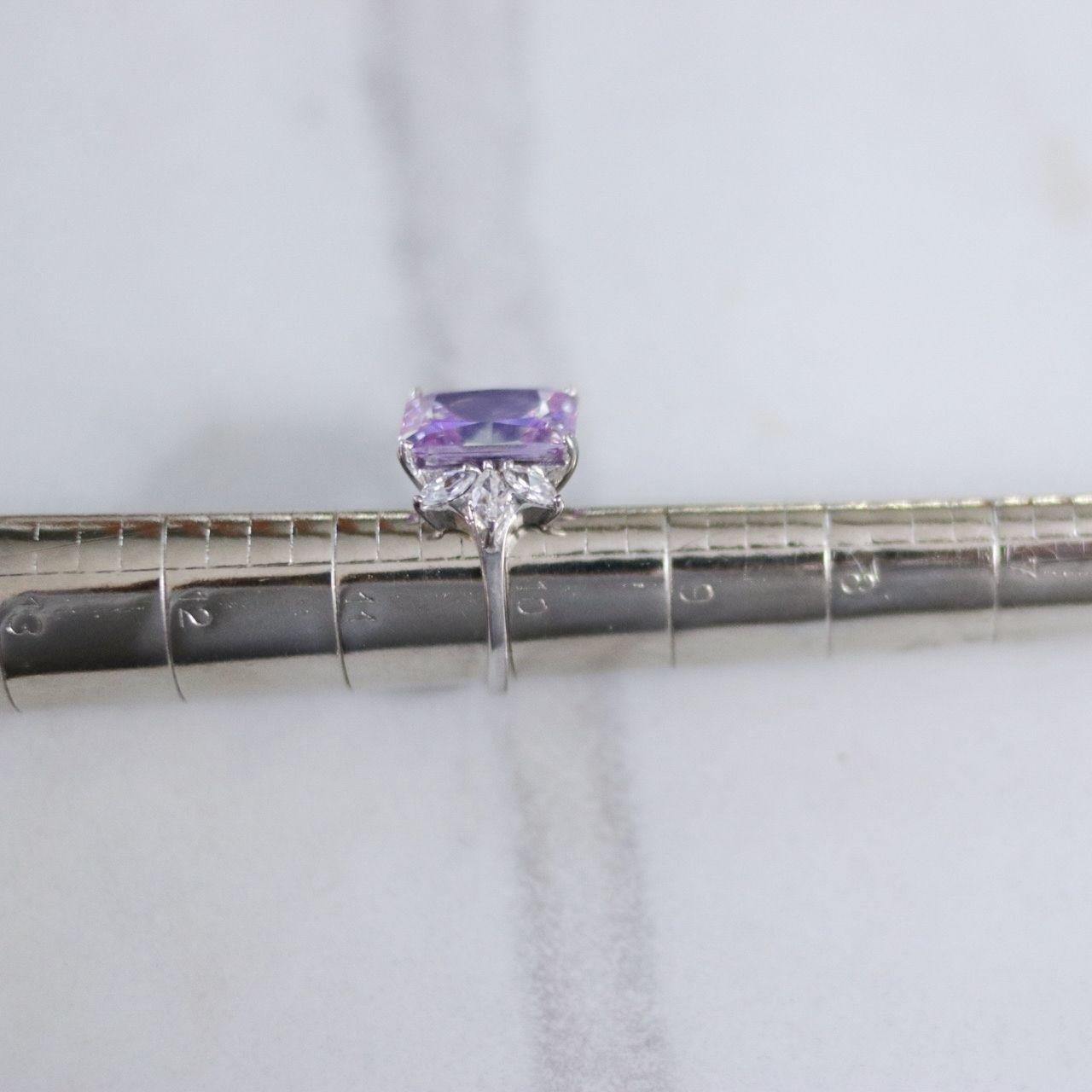 Vintage Huge Aurora Borealis Crystal Cocktail Ring with Marquise CZ Side Stones by Unsigned Beauty - Vintage Meet Modern Vintage Jewelry - Chicago, Illinois - #oldhollywoodglamour #vintagemeetmodern #designervintage #jewelrybox #antiquejewelry #vintagejewelry