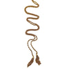 Vintage Gold Tassel Chain Lariat by Unsigned Beauty - Vintage Meet Modern Vintage Jewelry - Chicago, Illinois - #oldhollywoodglamour #vintagemeetmodern #designervintage #jewelrybox #antiquejewelry #vintagejewelry