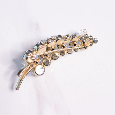Vintage Juliana Aurora Borealis Cha Cha Brooch by Juliana - Vintage Meet Modern Vintage Jewelry - Chicago, Illinois - #oldhollywoodglamour #vintagemeetmodern #designervintage #jewelrybox #antiquejewelry #vintagejewelry