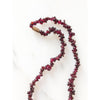 Garnet and Gold Heart Pendant Necklace by Artisan - Vintage Meet Modern Vintage Jewelry - Chicago, Illinois - #oldhollywoodglamour #vintagemeetmodern #designervintage #jewelrybox #antiquejewelry #vintagejewelry