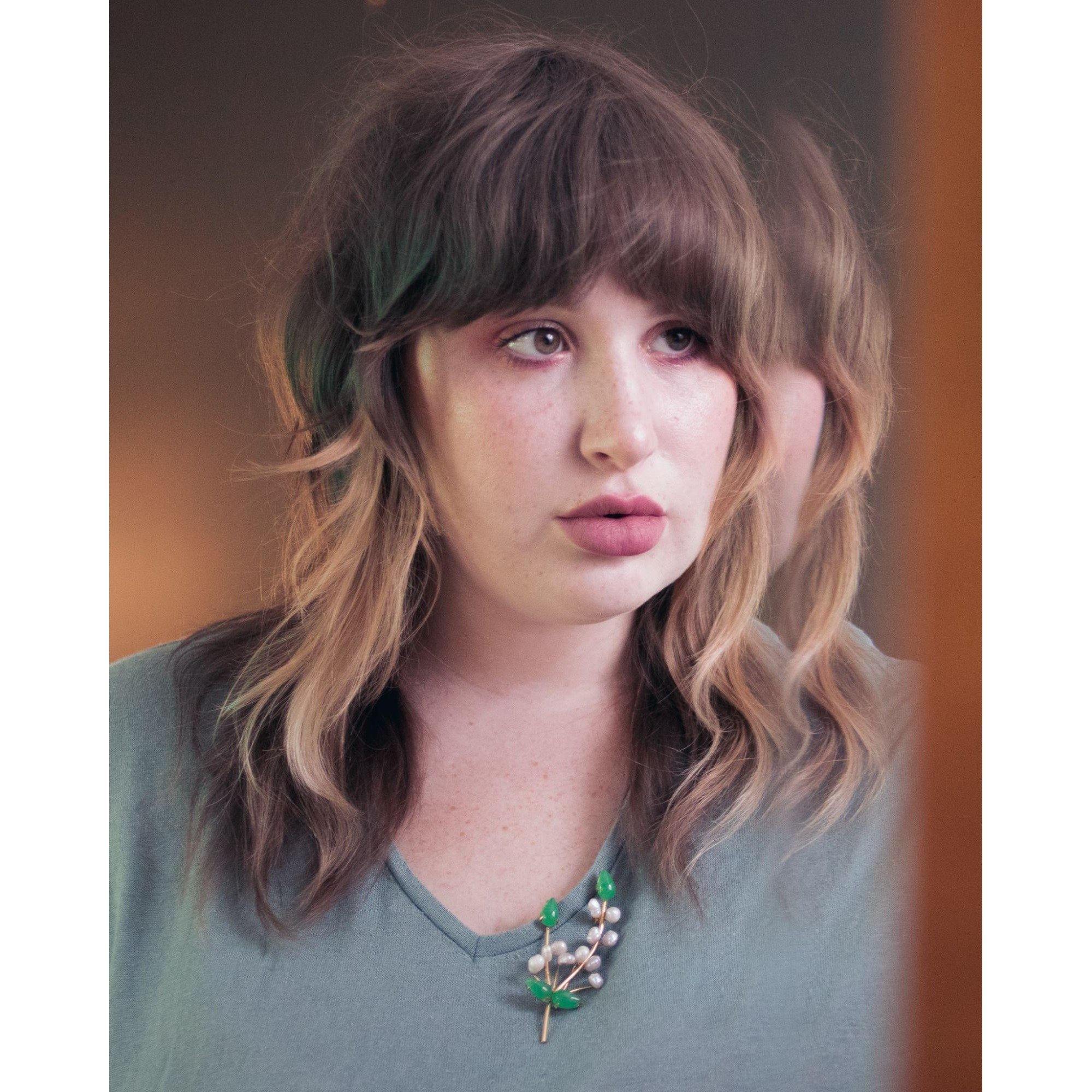 Vintage Lily of the Valley Brooch with Cultured Pearl and Jade Leaves by Unsigned Beauty - Vintage Meet Modern Vintage Jewelry - Chicago, Illinois - #oldhollywoodglamour #vintagemeetmodern #designervintage #jewelrybox #antiquejewelry #vintagejewelry