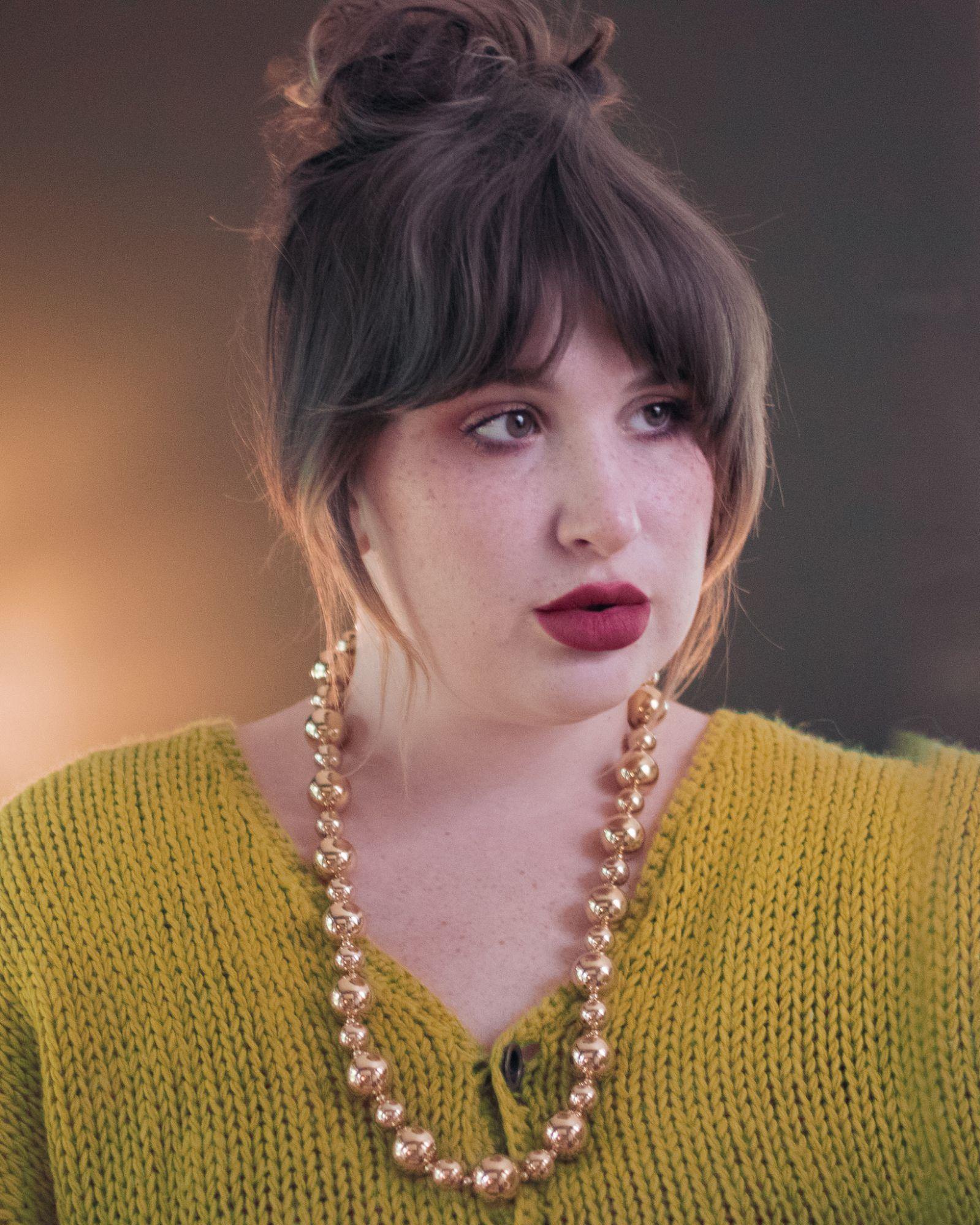 Vintage Long Gold Chunky Bead Necklace by Napier - Vintage Meet Modern Vintage Jewelry - Chicago, Illinois - #oldhollywoodglamour #vintagemeetmodern #designervintage #jewelrybox #antiquejewelry #vintagejewelry