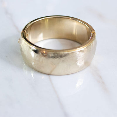Set of Vintage Victorian Style Etched Floral Bangle Bracelets by Unsigned Beauty - Vintage Meet Modern Vintage Jewelry - Chicago, Illinois - #oldhollywoodglamour #vintagemeetmodern #designervintage #jewelrybox #antiquejewelry #vintagejewelry