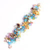 Vintage Kirks Folly Loaded Charm Bracelet with Cherubs, Crystals, Blue Turquoise Beads by Kirks Folly - Vintage Meet Modern Vintage Jewelry - Chicago, Illinois - #oldhollywoodglamour #vintagemeetmodern #designervintage #jewelrybox #antiquejewelry #vintagejewelry