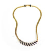 Vintage DSC Couture Style 1980s Black, Gold, Diamante Collar Necklace by DSC - Vintage Meet Modern Vintage Jewelry - Chicago, Illinois - #oldhollywoodglamour #vintagemeetmodern #designervintage #jewelrybox #antiquejewelry #vintagejewelry