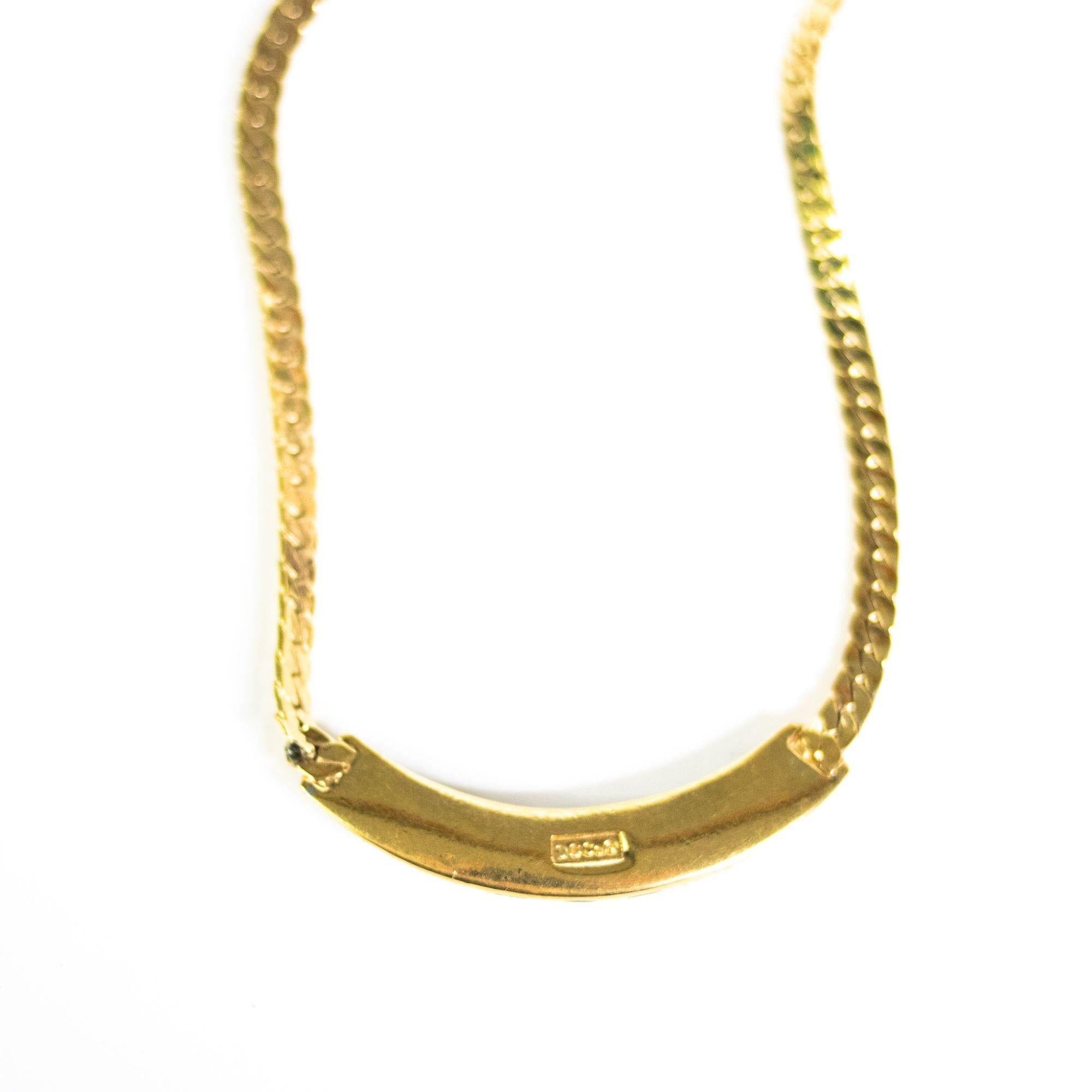 Vintage DSC Couture Style 1980s Black, Gold, Diamante Collar Necklace by DSC - Vintage Meet Modern Vintage Jewelry - Chicago, Illinois - #oldhollywoodglamour #vintagemeetmodern #designervintage #jewelrybox #antiquejewelry #vintagejewelry