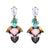 Blush and Opaline Statement Earrings