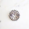 Vintage Art Deco Rhinestone Pinwheel Brooch by Unsigned Beauty - Vintage Meet Modern Vintage Jewelry - Chicago, Illinois - #oldhollywoodglamour #vintagemeetmodern #designervintage #jewelrybox #antiquejewelry #vintagejewelry
