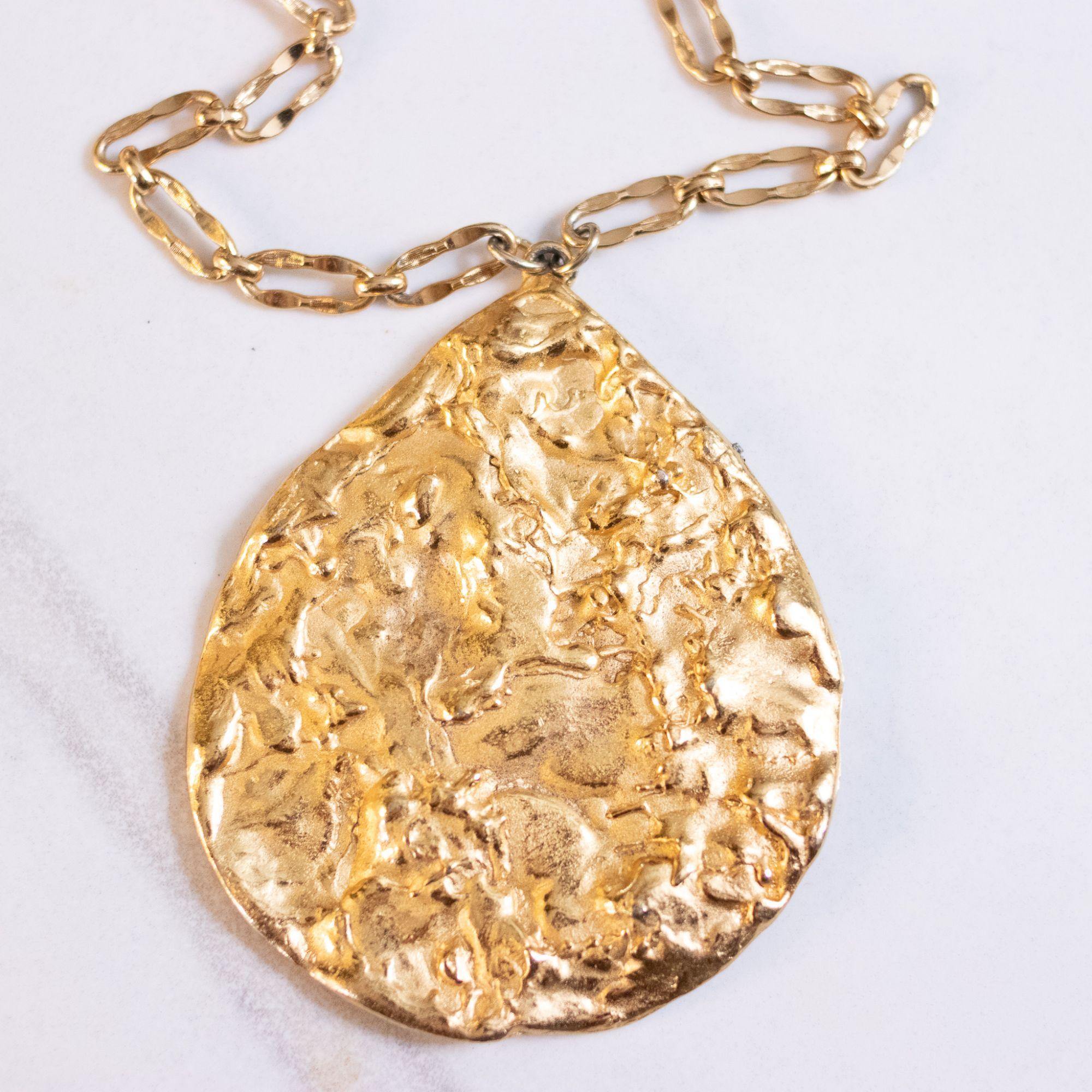 Vintage Napier Lave Modernist Statement Necklace by Napier - Vintage Meet Modern Vintage Jewelry - Chicago, Illinois - #oldhollywoodglamour #vintagemeetmodern #designervintage #jewelrybox #antiquejewelry #vintagejewelry