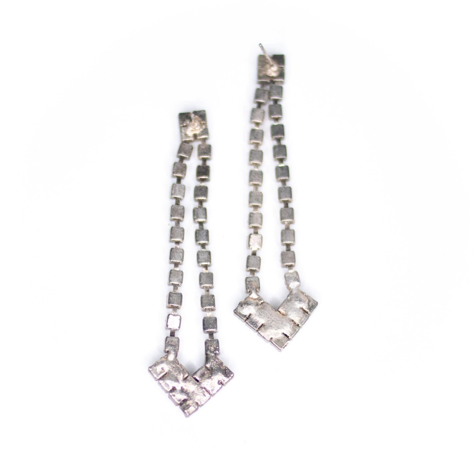 Vintage Art Deco Rhinestone Statement Earrings by Unsigned Beauty - Vintage Meet Modern Vintage Jewelry - Chicago, Illinois - #oldhollywoodglamour #vintagemeetmodern #designervintage #jewelrybox #antiquejewelry #vintagejewelry