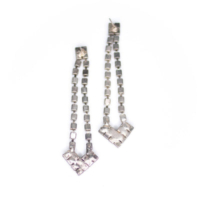 Vintage Art Deco Rhinestone Statement Earrings by Unsigned Beauty - Vintage Meet Modern Vintage Jewelry - Chicago, Illinois - #oldhollywoodglamour #vintagemeetmodern #designervintage #jewelrybox #antiquejewelry #vintagejewelry