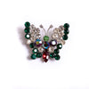 Vintage Colorful Rhinestone Butterfly Brooch by Unsigned Beauty - Vintage Meet Modern Vintage Jewelry - Chicago, Illinois - #oldhollywoodglamour #vintagemeetmodern #designervintage #jewelrybox #antiquejewelry #vintagejewelry