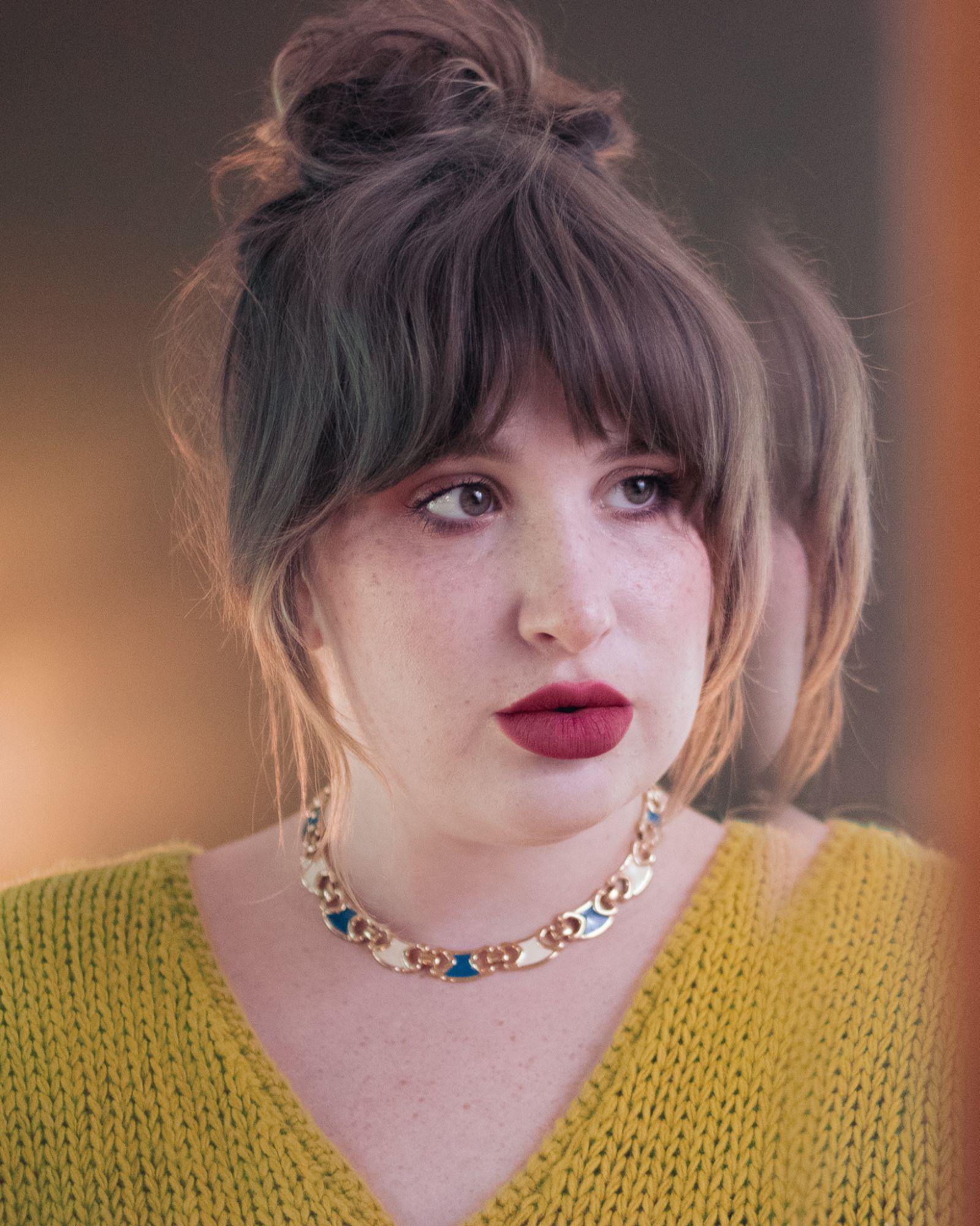 Vintage Monet Gold and Blue Link Necklace by Monet - Vintage Meet Modern Vintage Jewelry - Chicago, Illinois - #oldhollywoodglamour #vintagemeetmodern #designervintage #jewelrybox #antiquejewelry #vintagejewelry