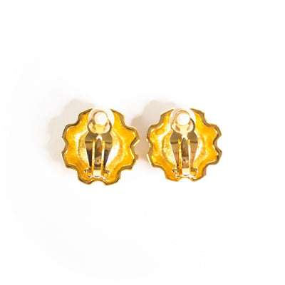 Vintage Savvy Swarovski Black Enamel and Diamante Headlight Rhinestone Statement Earrings by Swarovski - Vintage Meet Modern Vintage Jewelry - Chicago, Illinois - #oldhollywoodglamour #vintagemeetmodern #designervintage #jewelrybox #antiquejewelry #vintagejewelry