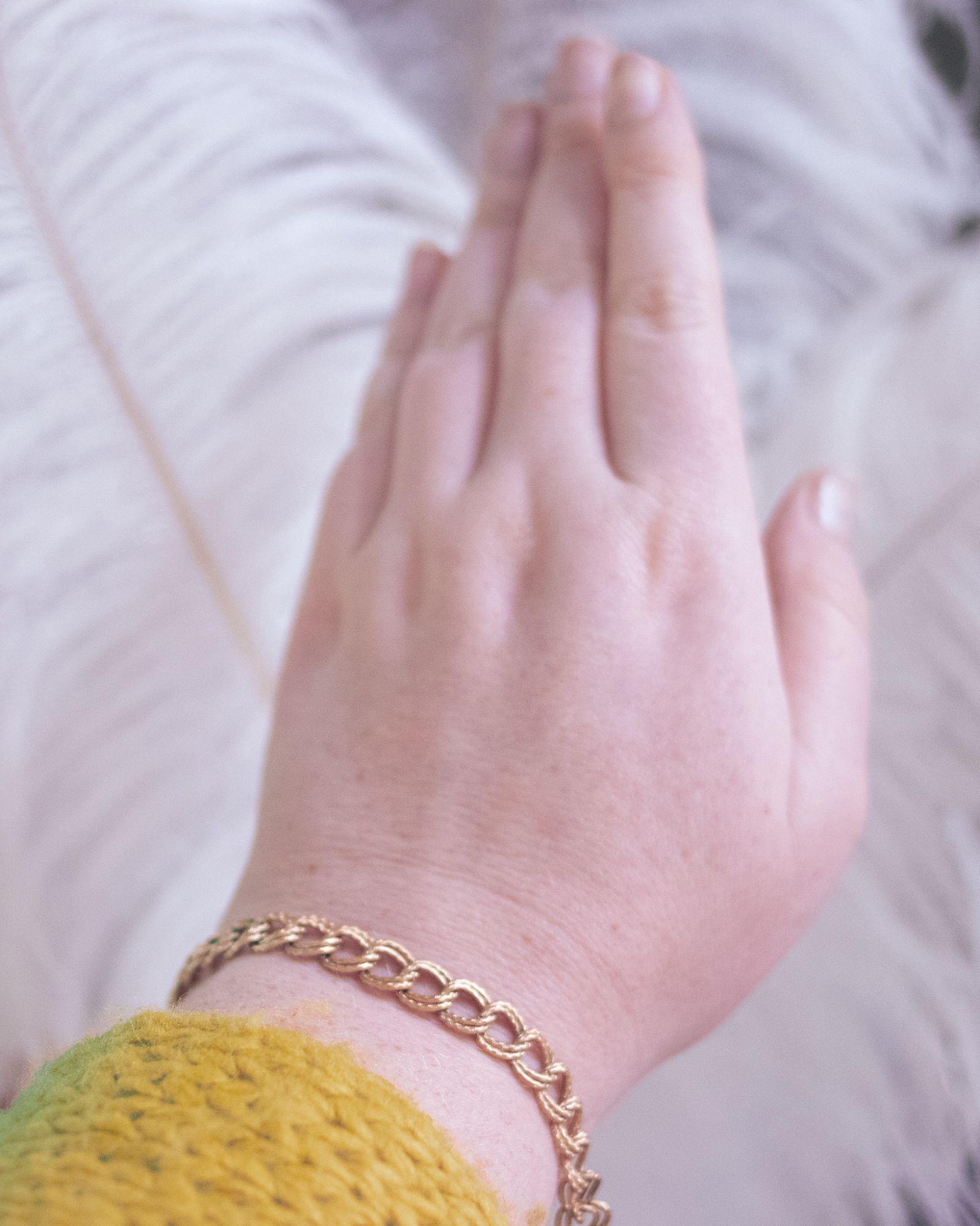 Vintage Monet Classic Double Chain Bracelet by Monet - Vintage Meet Modern Vintage Jewelry - Chicago, Illinois - #oldhollywoodglamour #vintagemeetmodern #designervintage #jewelrybox #antiquejewelry #vintagejewelry