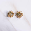 Vintage Daisy Pinwheel Earrings by Unsigned Beauty - Vintage Meet Modern Vintage Jewelry - Chicago, Illinois - #oldhollywoodglamour #vintagemeetmodern #designervintage #jewelrybox #antiquejewelry #vintagejewelry