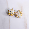 Vintage Daisy Pinwheel Earrings by Unsigned Beauty - Vintage Meet Modern Vintage Jewelry - Chicago, Illinois - #oldhollywoodglamour #vintagemeetmodern #designervintage #jewelrybox #antiquejewelry #vintagejewelry